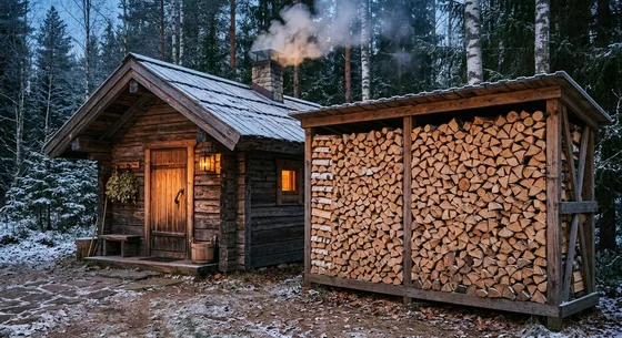 Укладка дров в Березниках, улица Речная, 18